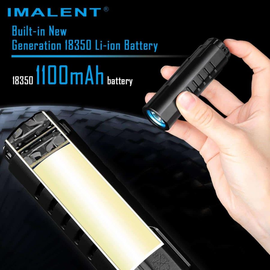 imalent ld70 4000 lumen edc flashlight black
